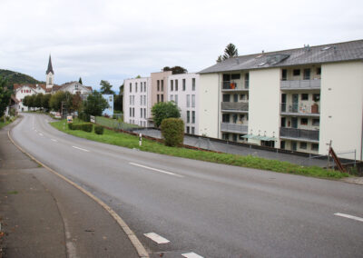 Umleitung in Folge Bauarbeiten Gehweg vis à vis Rest. Güggel ab 13. Oktober 2025