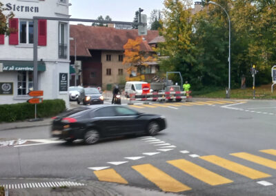 Bauarbeiten an der Othmarsingerstrasse; Schleichverkehr wird geahndet!
